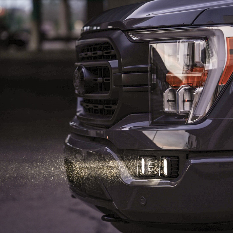 Ford F-150 Fog Light Kit - Front - Rigid Industries - Dual Fog Light Kit with D-Series SAE and Spot Lights - `21-`27